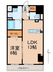 和歌山駅 徒歩7分 5階の物件間取画像